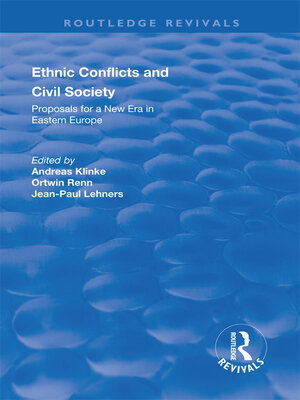 cover image of Ethnic Conflicts and Civil Society